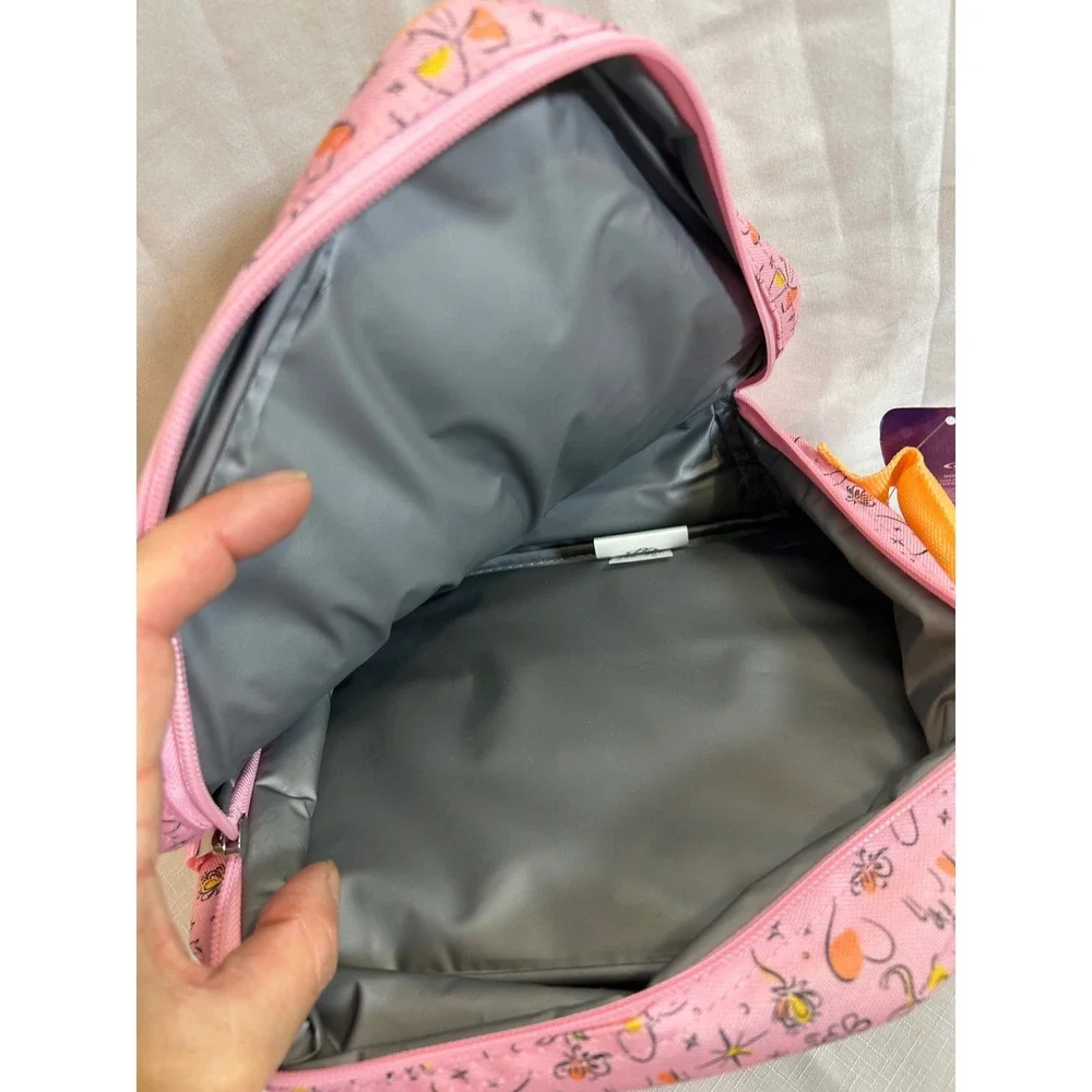Disney Princess Lunch Bag OS Pink Insulated Zippered Kids DPCO95-W